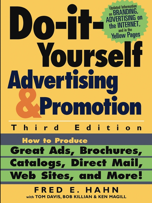 Title details for Do-It-Yourself Advertising and Promotion by Fred E. Hahn - Available
